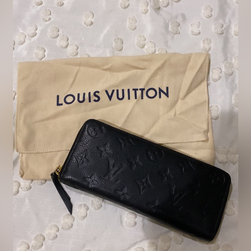 Louis Vuitton Empriente Clemence Wallet in Black
